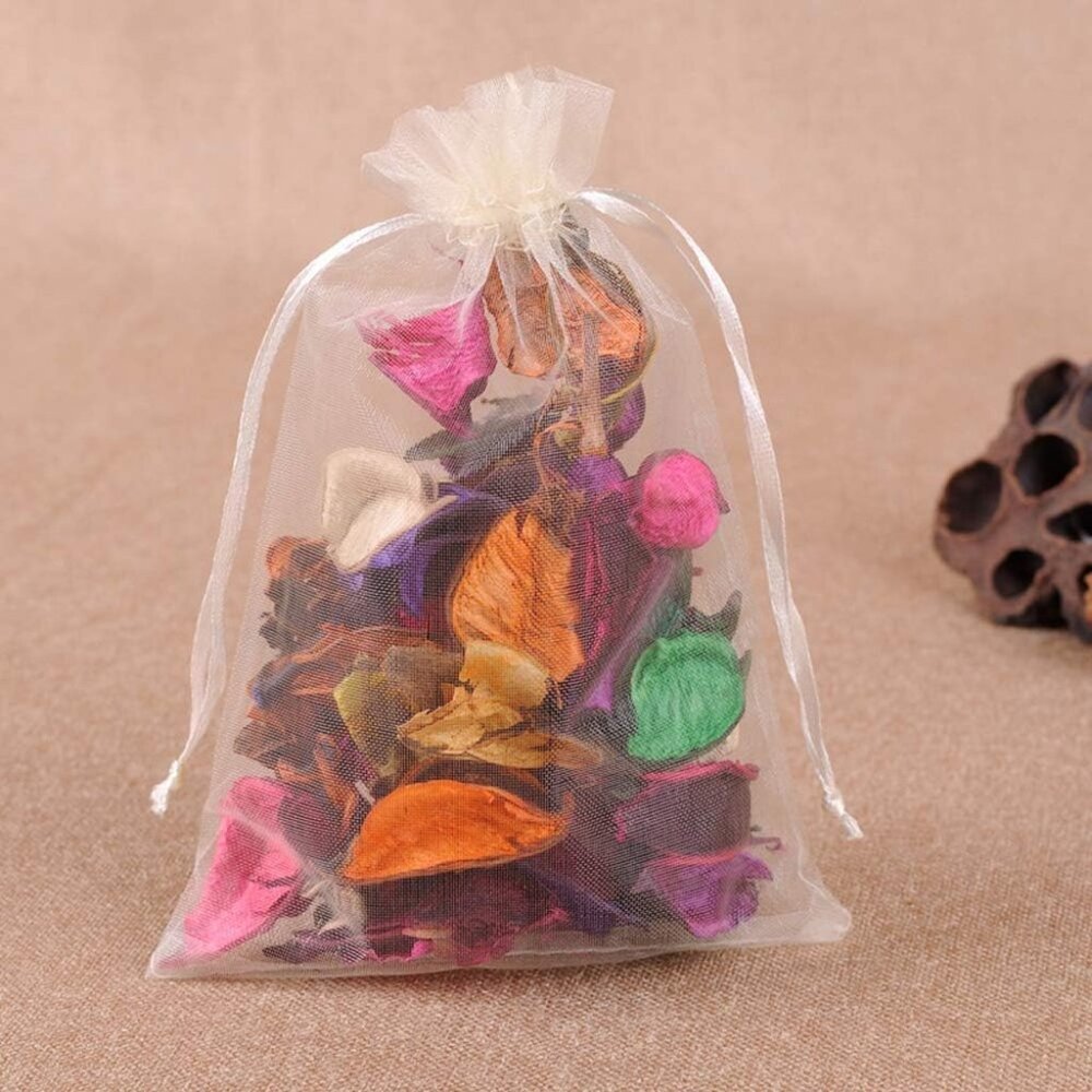 Organza Bags Drawstring Pouches - Picture 2 of 7